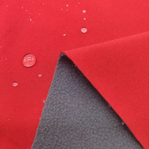 Customized Ns Lycra Tpu 3 Layer Polar Fleece Printed Micro Winter Waterproof Softshell Fabric For Outdoor Jacket